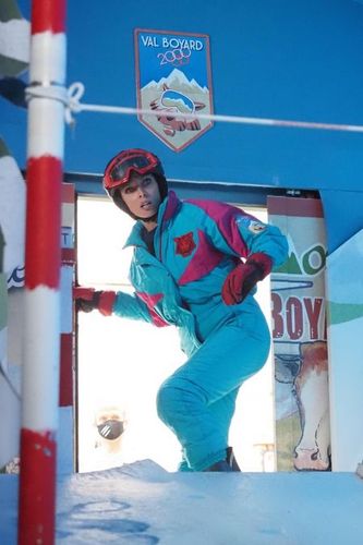 Sylvie Tellier dans le Ski