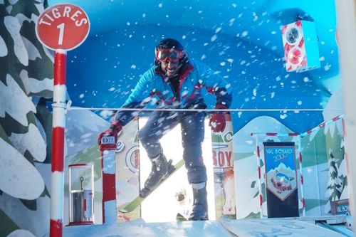 Loup-Denis Elion dans la cellule du ski