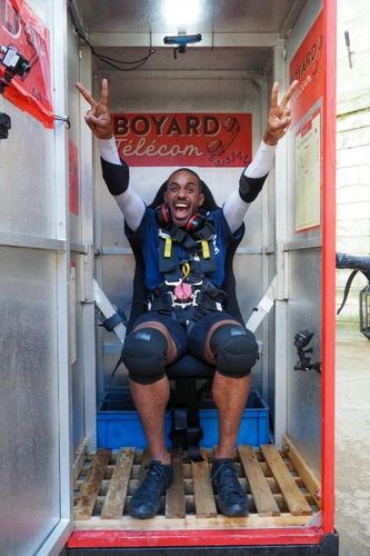 Loup-Denis Elion dans la Cabine Ejectable