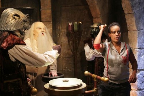 Amel Bent dans le duel du Bâton Sauteur