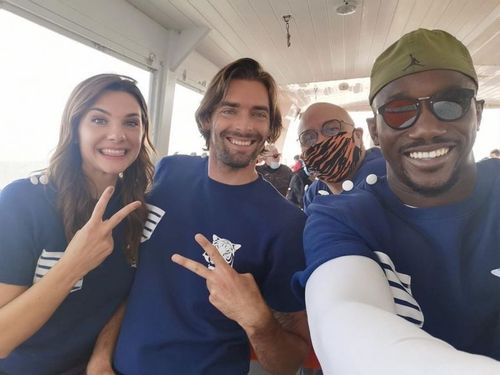 Alice Deto, Camille Lacourt, Yoann Riou et Moussa Niangane