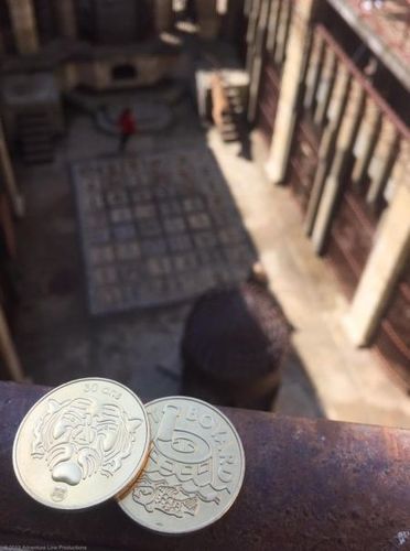 Les boyards de collection de la Monnaie de Paris au dessus de la Salle du Trésor