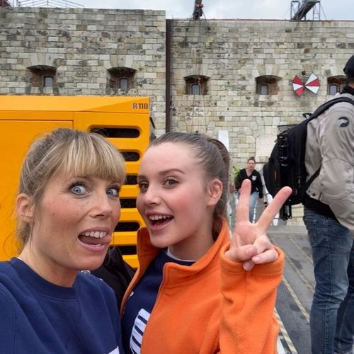 Carla Lazzari et Mélanie Page sur la plateforme