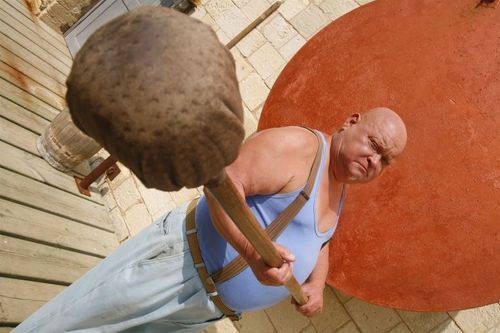 La Boule devant le gong