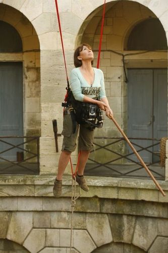 Danièle Evenou dans l'aventure du Rocket-man