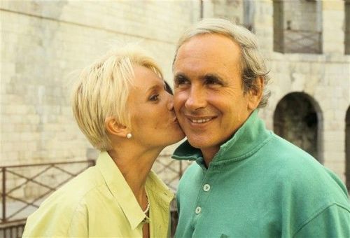 Sophie Davant et Patrice Laffont en 1990
