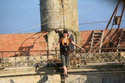 Delphine Chaneac dans l'aventure de Funambule