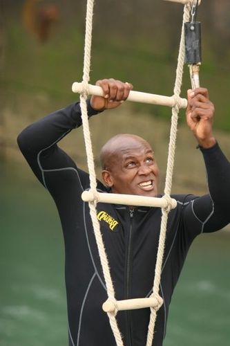 Olivier Girault dans l'aventure de l'Echelle de Corde.