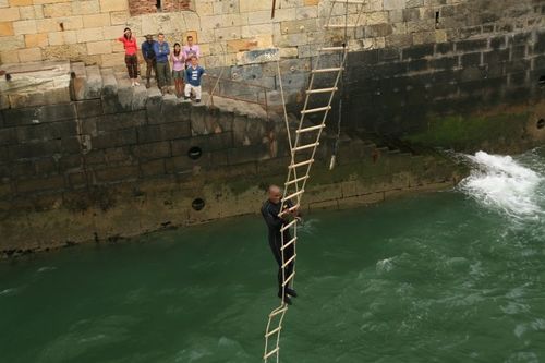 Olivier Girault dans l'aventure de l'Echelle de Corde.