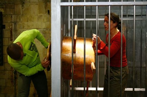 Test de l'épreuve du Barillet durant la filée artistique.