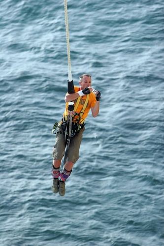 Vincent Vittoz dans l'aventure du Saut de l'Ange