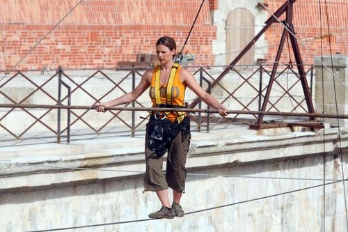 Vanessa Gusléroli dans l'aventure du Funambule