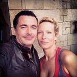 Avec la belle Rebecca!