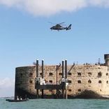 Exercice de sauvetage au fort boyard 
#fortboyard #iledoleron #charentemaritime #baladeenmer
